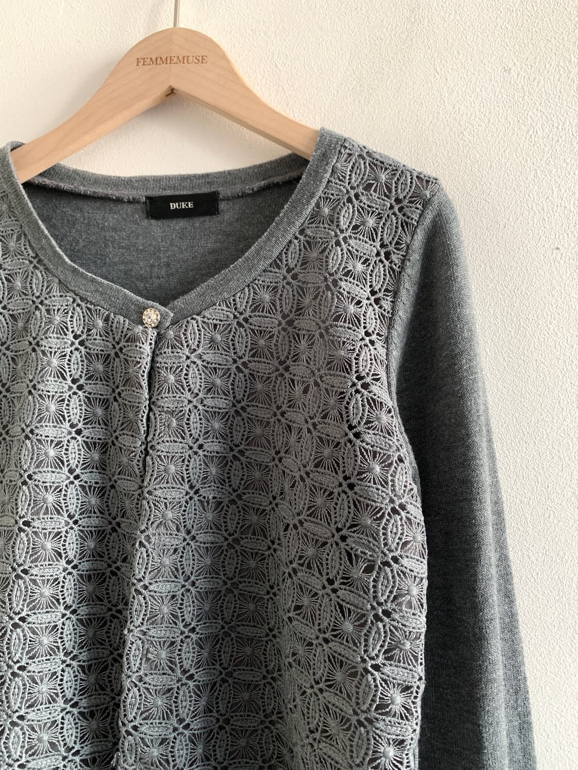 Lace embroidery cardigan 상품이미지4