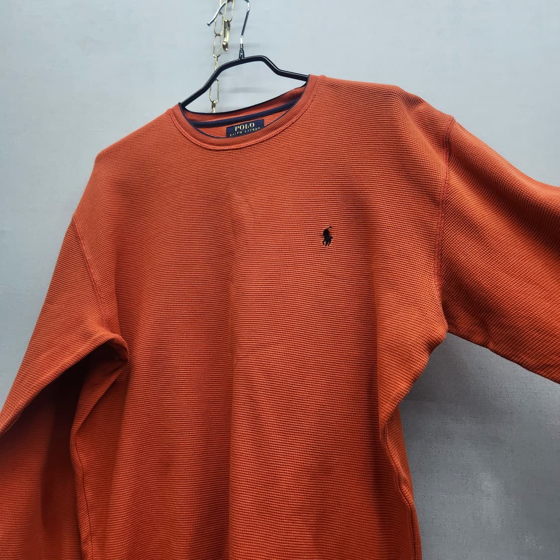 폴로랄프로렌 로고 와플 롱슬리브 긴팔티 L(L) 남여공용 상품이미지3