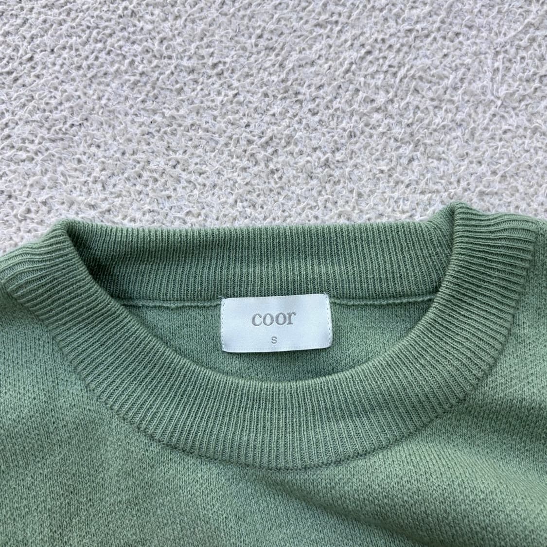 S 쿠어 남성 탑필 울 라운드 니트 스웨터 0611E 상품이미지3