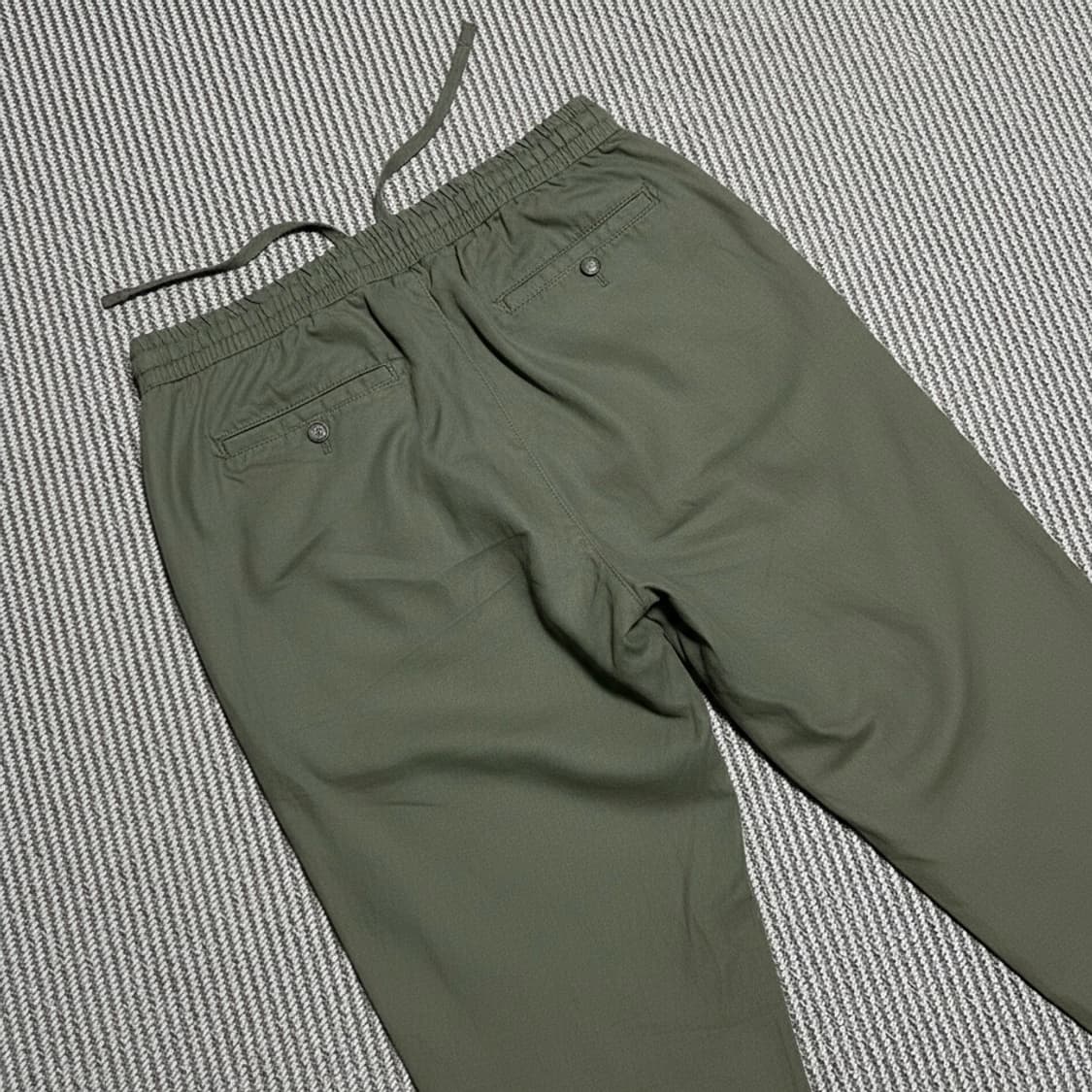 [32] Spao 스파오 린넨 카키 밴딩 팬츠 상품이미지3