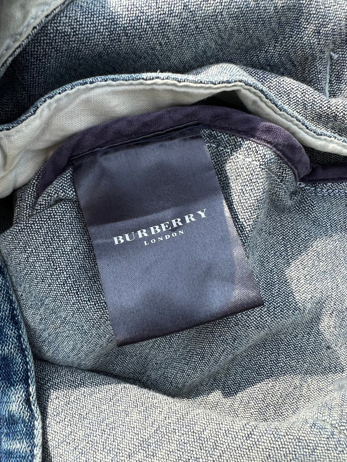 Burberry 버버리 노바체크 디테일 데님자켓 상품이미지5