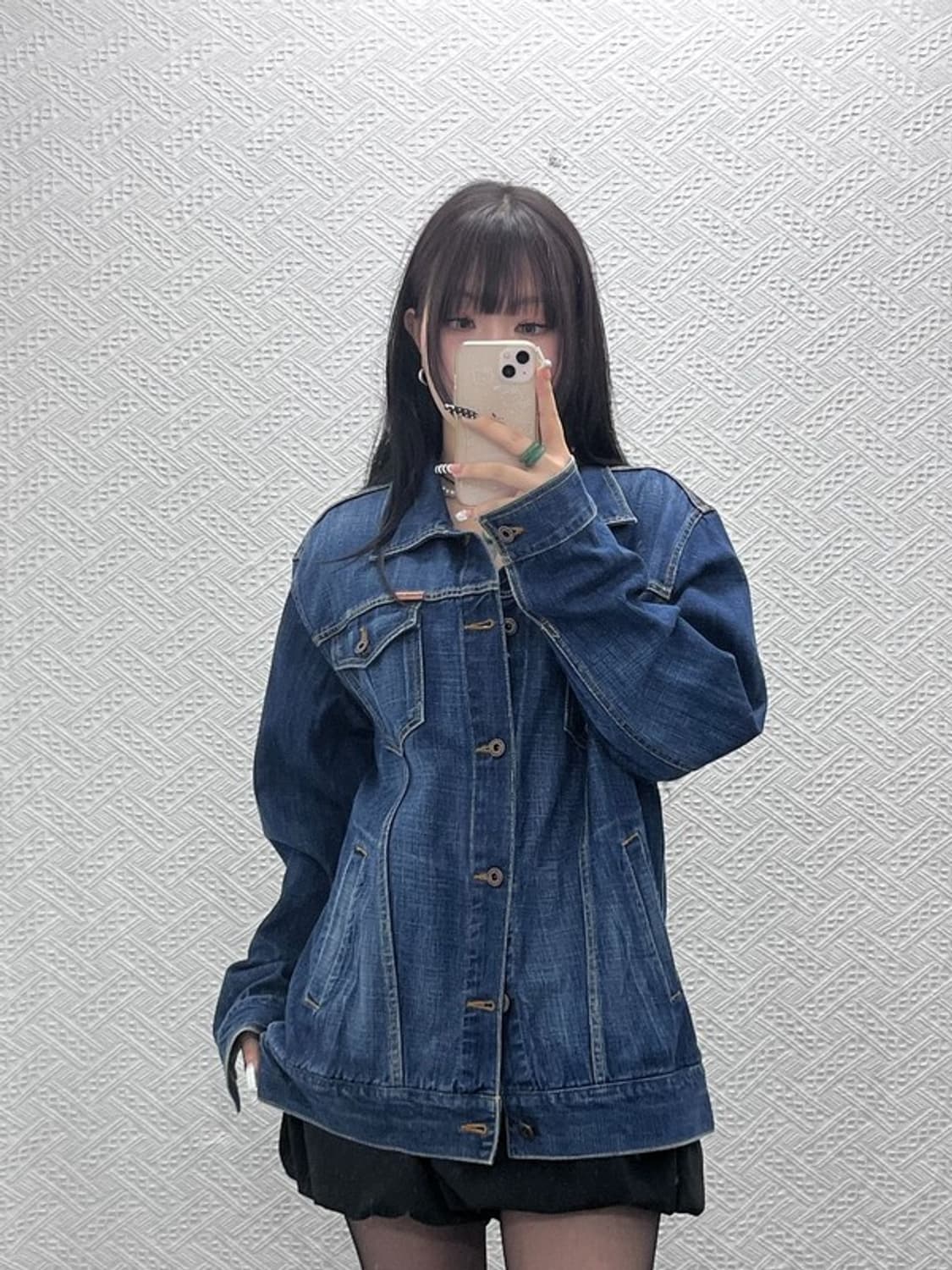 마자플라바 올드스쿨 빈티지 오버핏 데님 자켓 100 C10710 상품이미지1