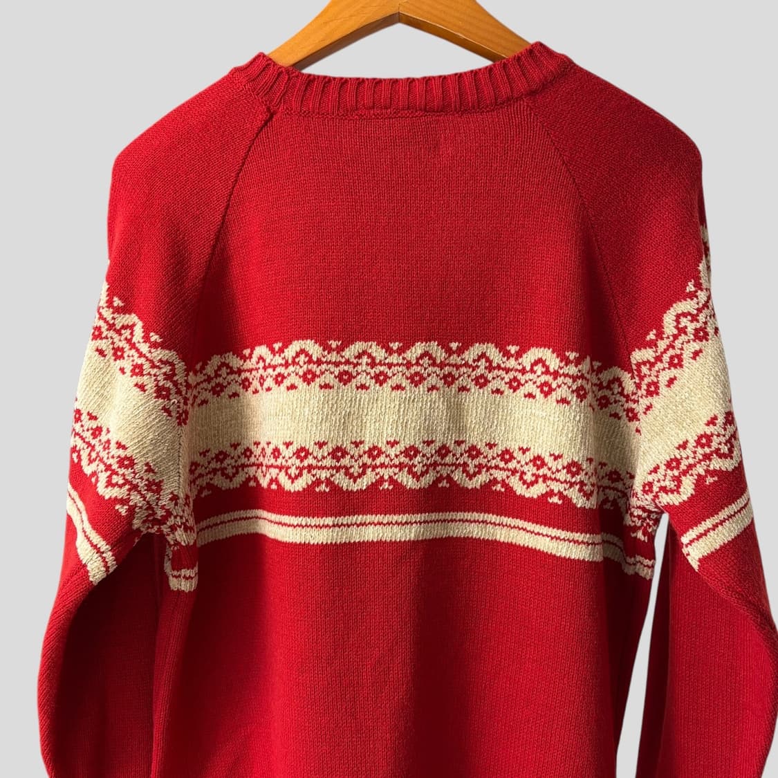 (M)90s Vans 반스 아크릴 니트 스웨터 USA 상품이미지8