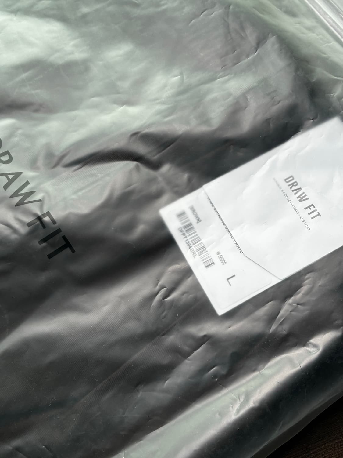 (새상품)(L) 드로우핏 와이드 밴딩 치노 팬츠 [BROWN] 판매 상품이미지7