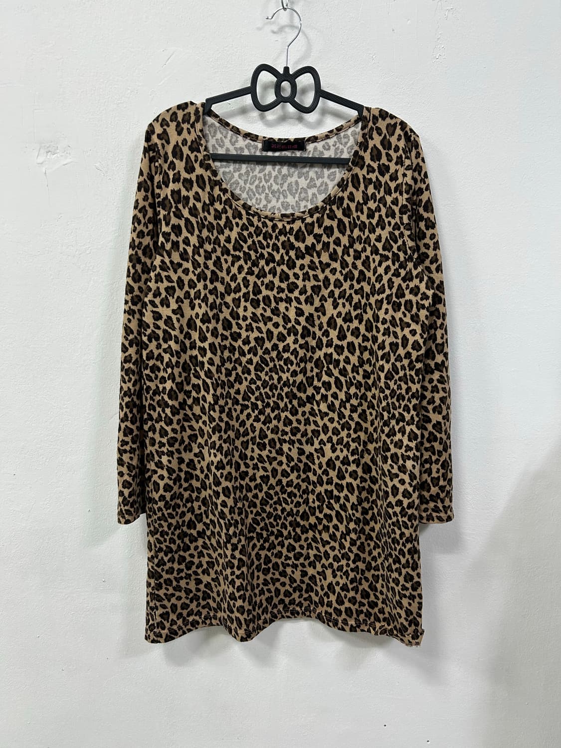 [WRONG] 갸루 호피 롱슬리브 원피스 상품이미지5