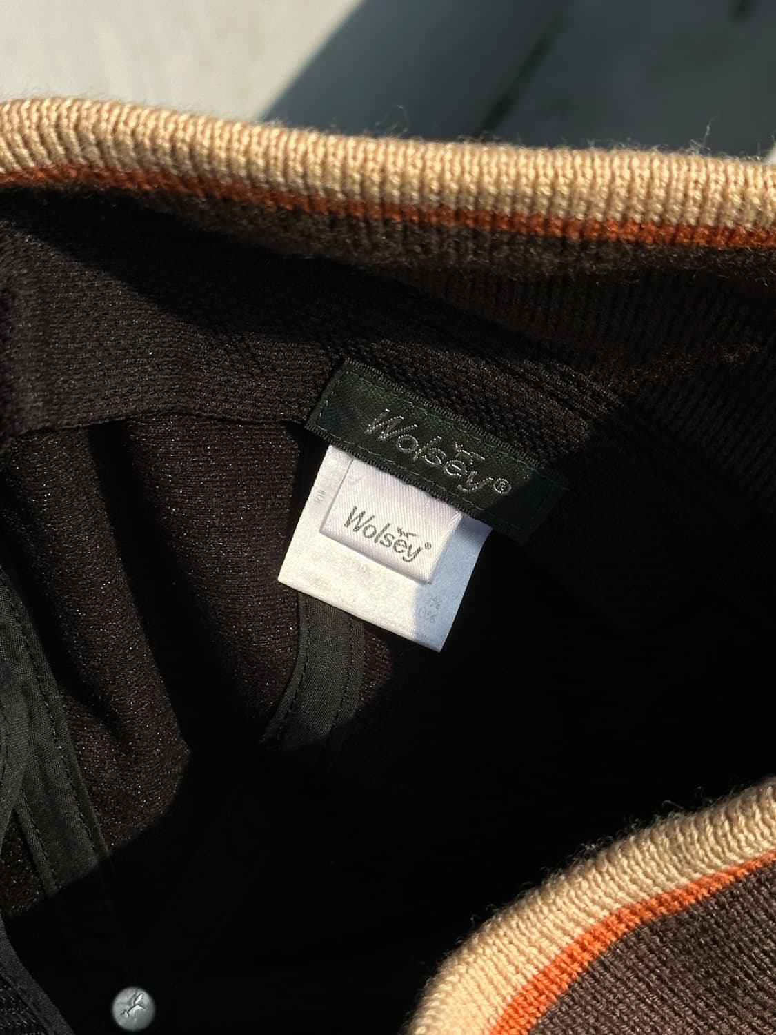 [M] wolsey 울시 골프 클럽 브라운 볼캡 모자 상품이미지8