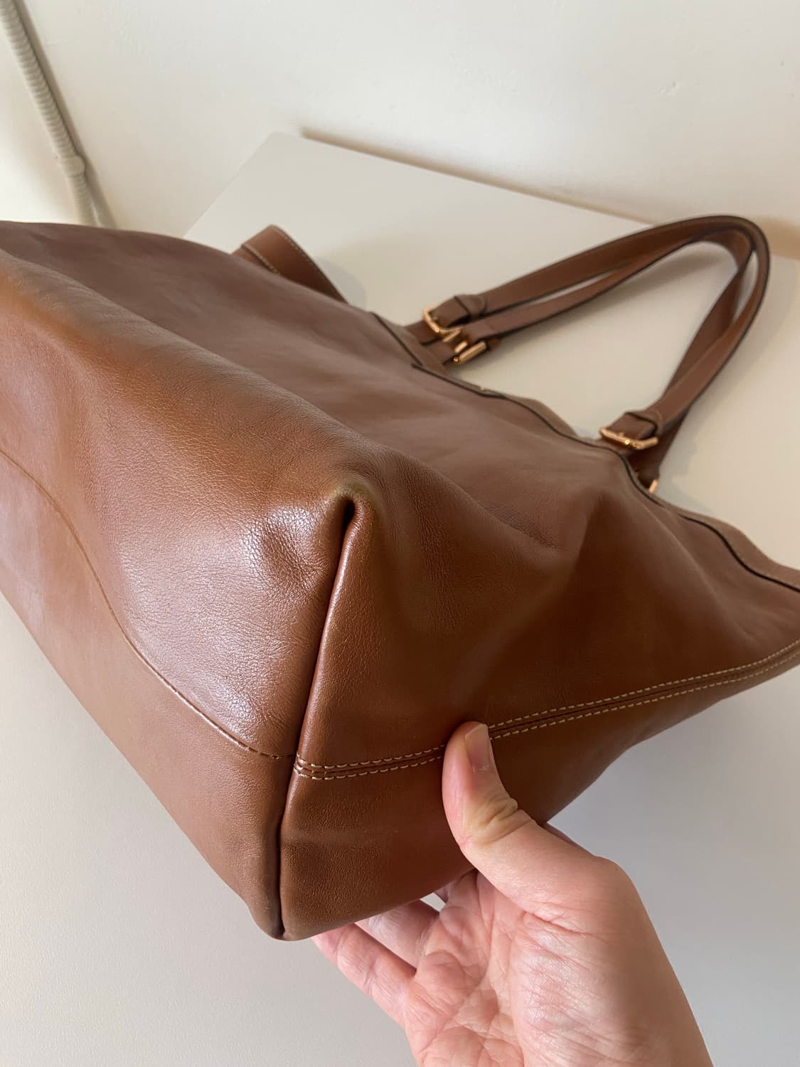 빈폴 가죽 숄더백 토트백 상품이미지6