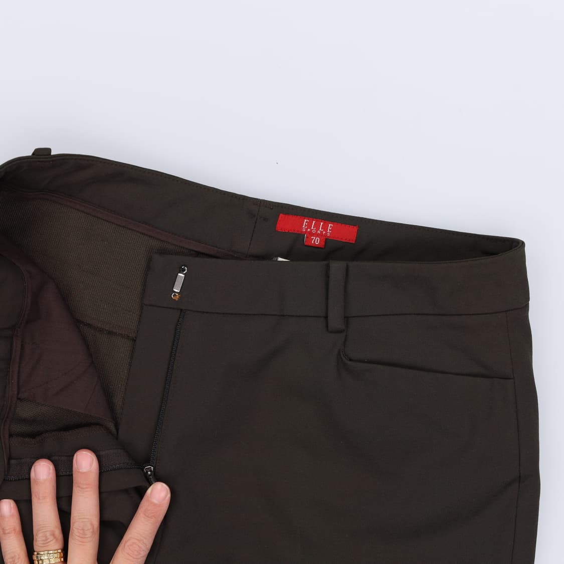 70 엘르 여성 일자 슬랙스 0325H1 상품이미지3