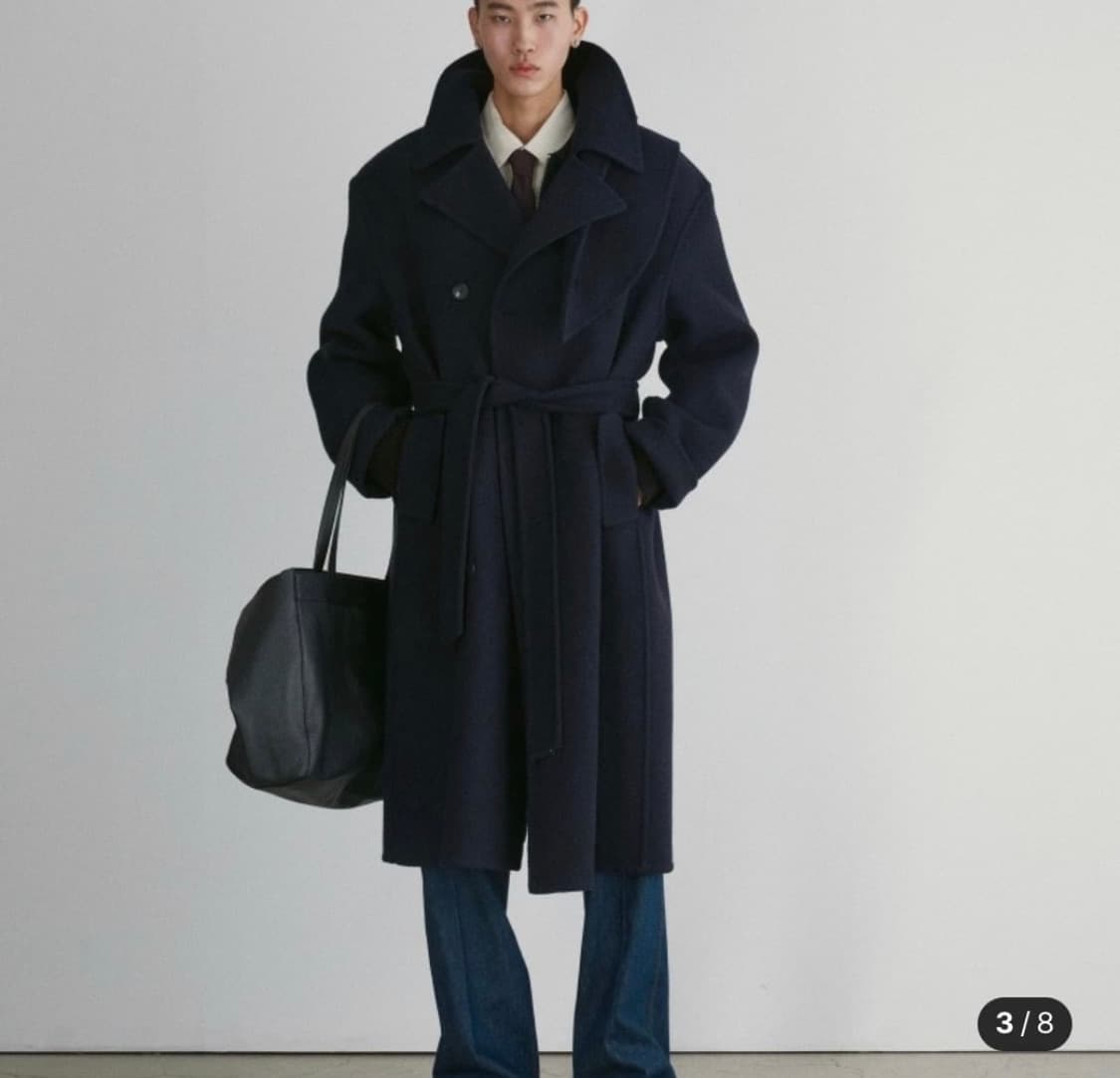 [1,2]렉토 핸드메이드 쿠세 오버사이즈 코트 판매 상품이미지2