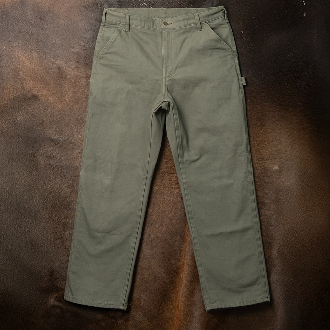 [36] 칼하트 B111 MOS 플란넬 라이닝 싱글니 카펜터 팬츠  상품이미지2