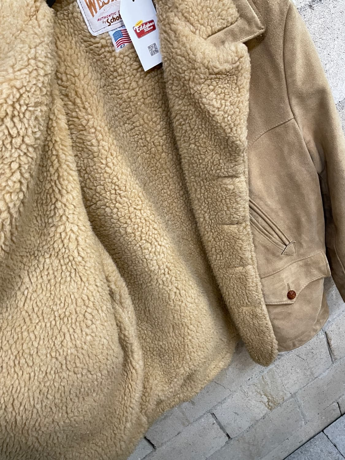 쇼트 웨스턴 무스탕 랜치 코트 상품이미지3