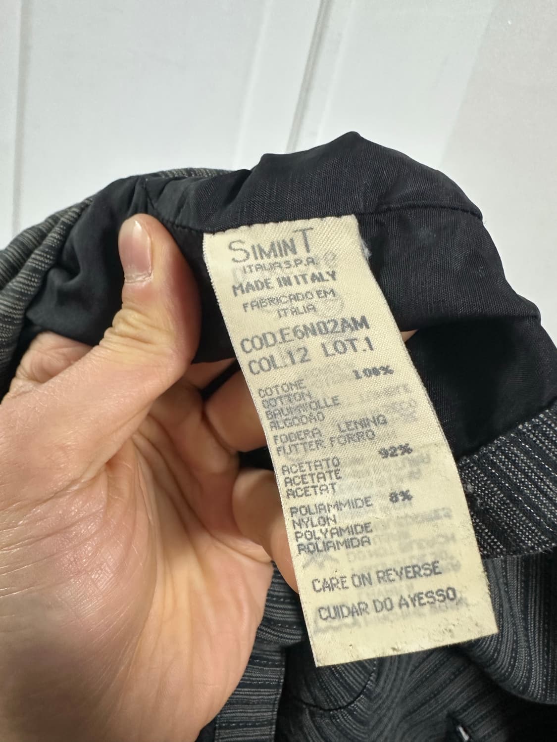 아르마니진 스트라이프 블레이저 상품이미지4