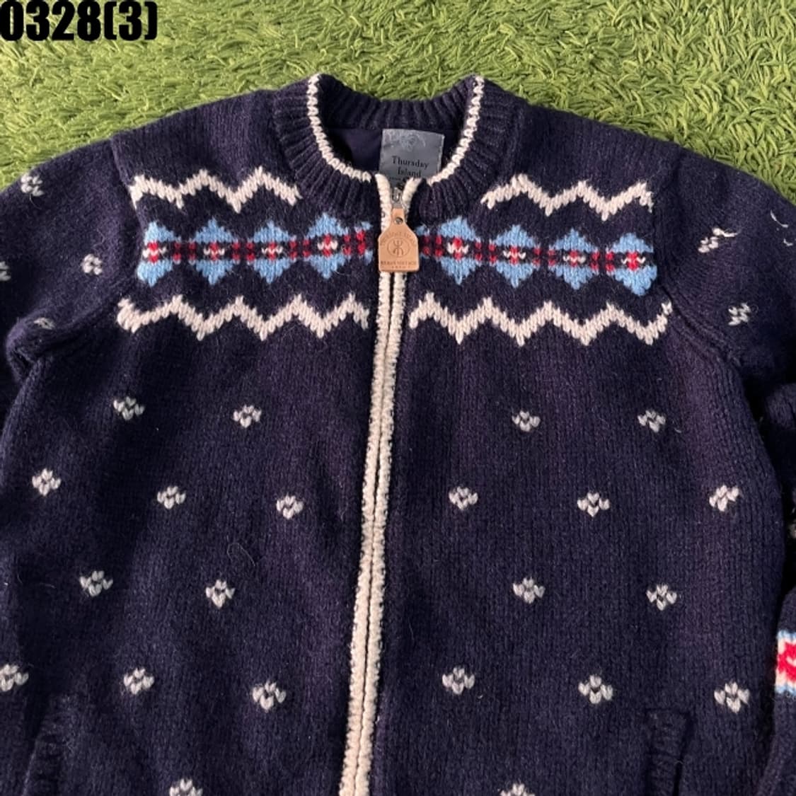 써스데이아일랜드 니트 자켓 상품이미지2