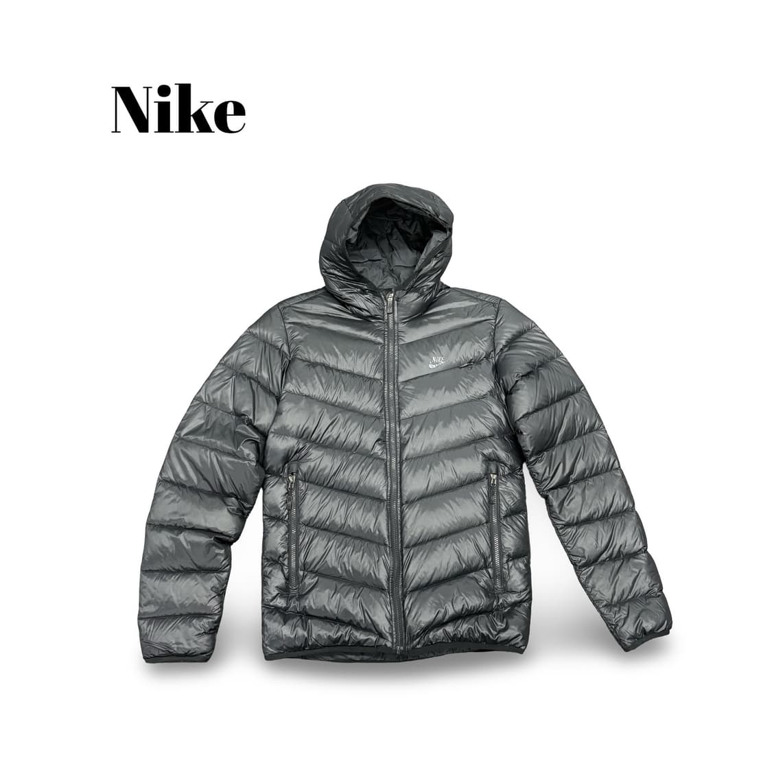 (90)나이키후드경량패딩블랙 상품이미지1