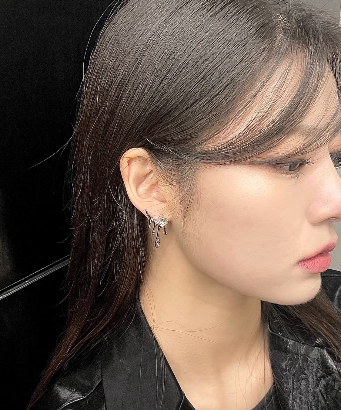 pcr053 Gummy tear drop ear ring 상품이미지7