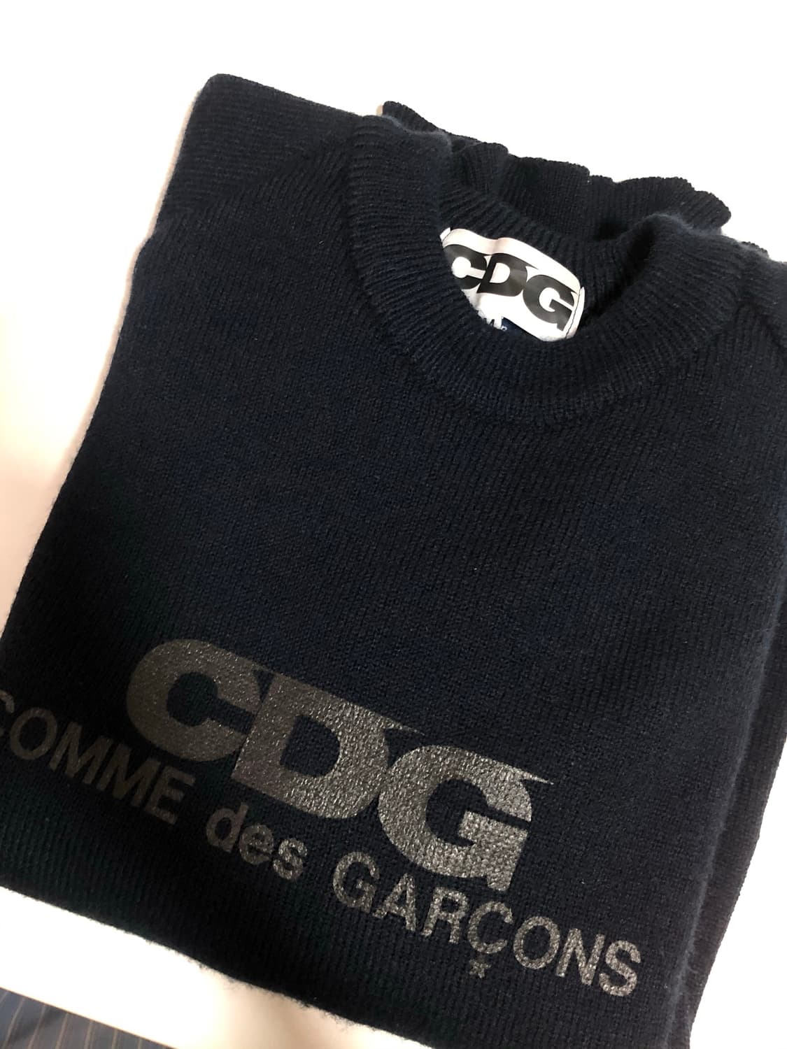 CDG 꼼데가르송 니트 M 블랙 상품이미지1