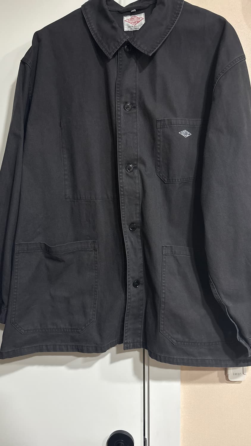 단톤 커버올 자켓 블랙 상품이미지1