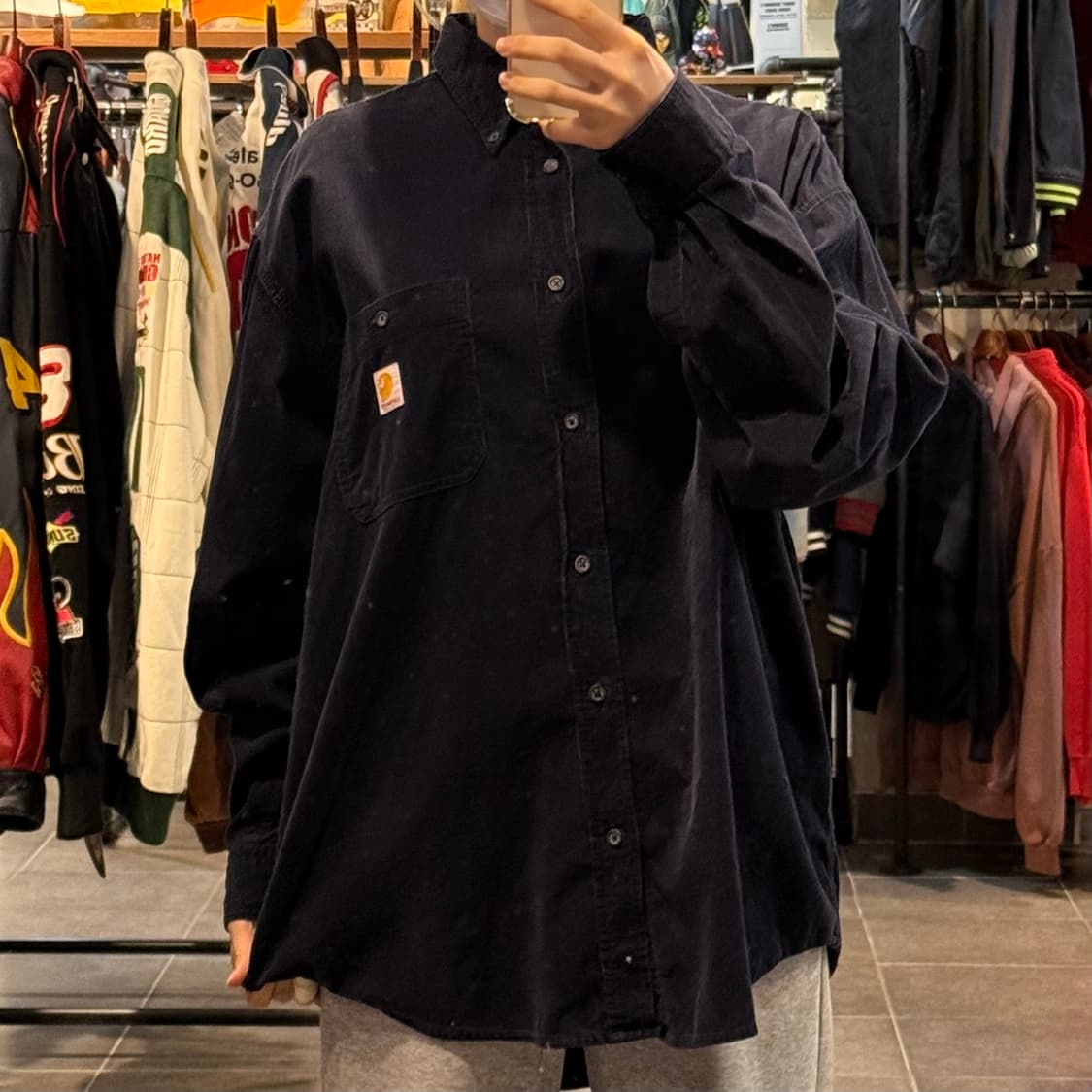 [NO.9] 칼하트 코듀로이 긴팔셔츠 상품이미지1