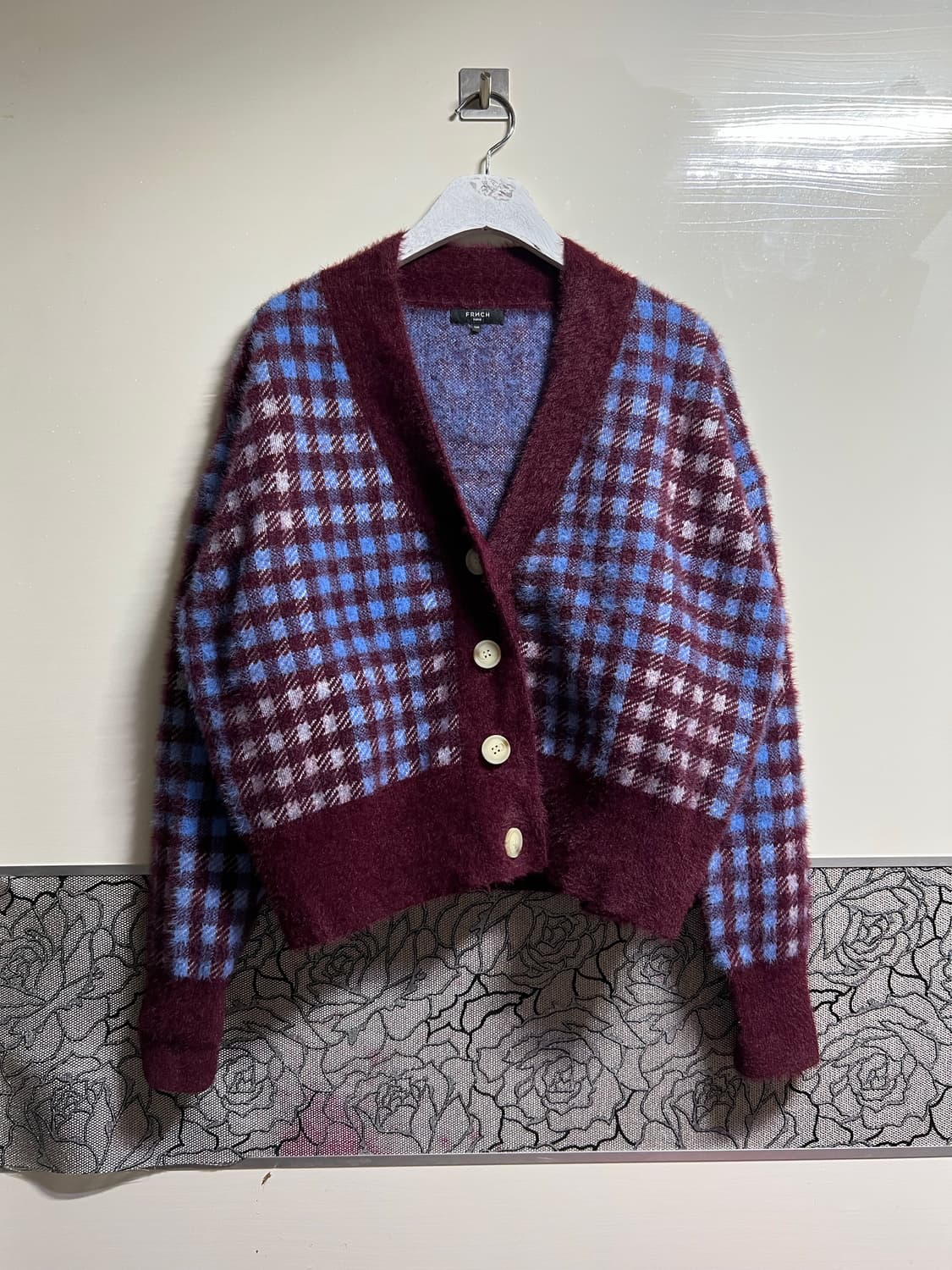FRNCH PARIS 체크 가디건 상품이미지1