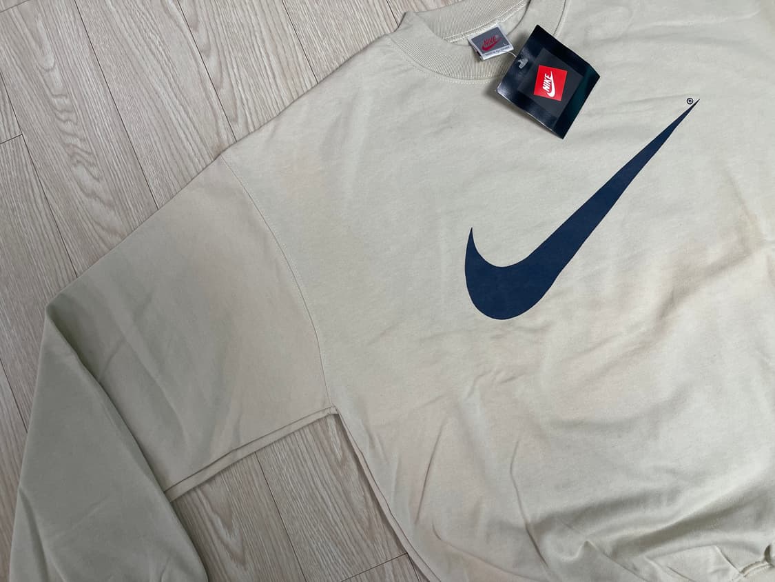 나이키 90s 올드 스웻셔츠 맨투맨 베이지 NIKE OLD 1990 4번 상품이미지2