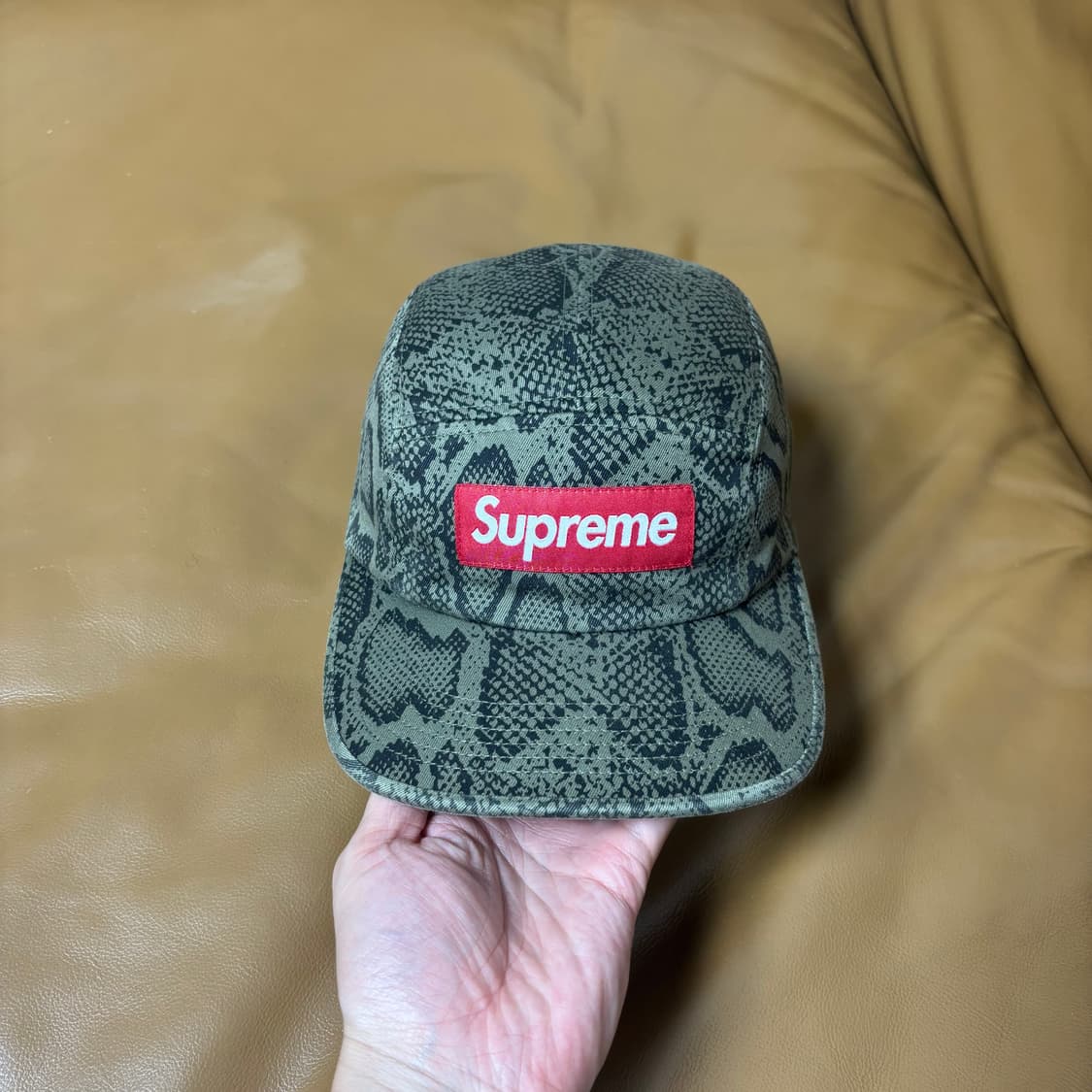 Supreme 슈프림 24ss 스네이크 캠프캡 모자 Snake Skin 상품이미지2
