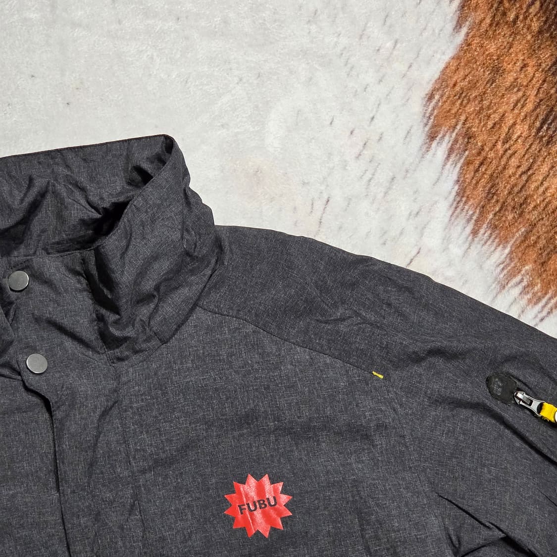 후부 그레이 바람막이 자켓 상품이미지2