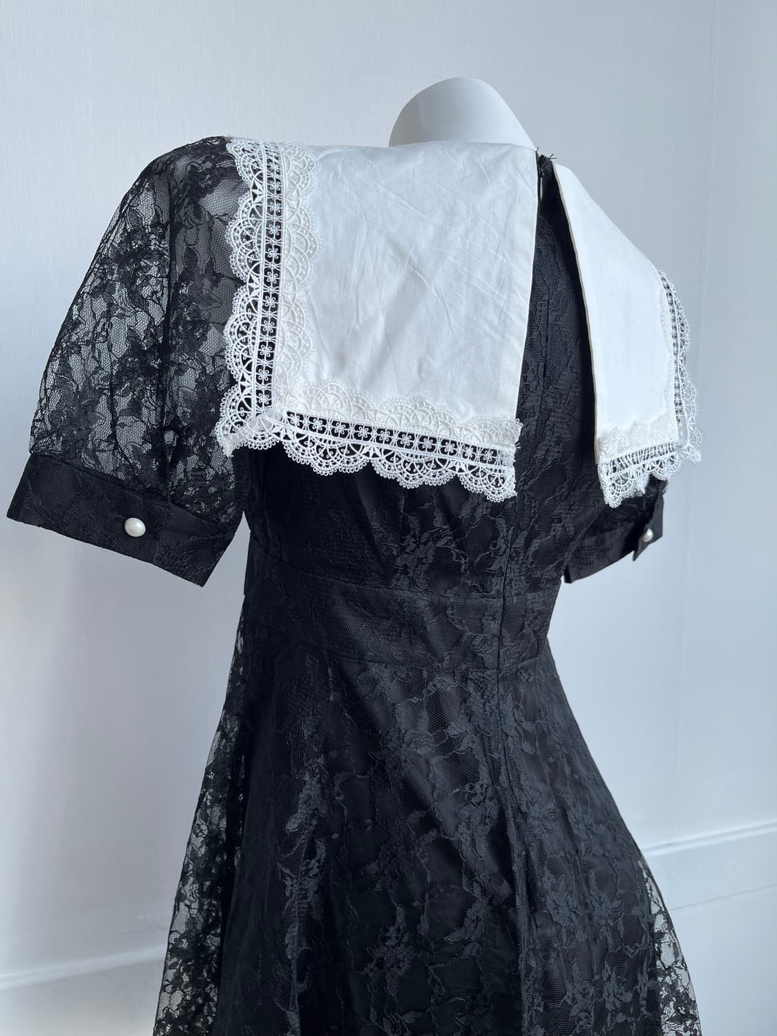 BUBBLES 레이스 카라 원피스 상품이미지5