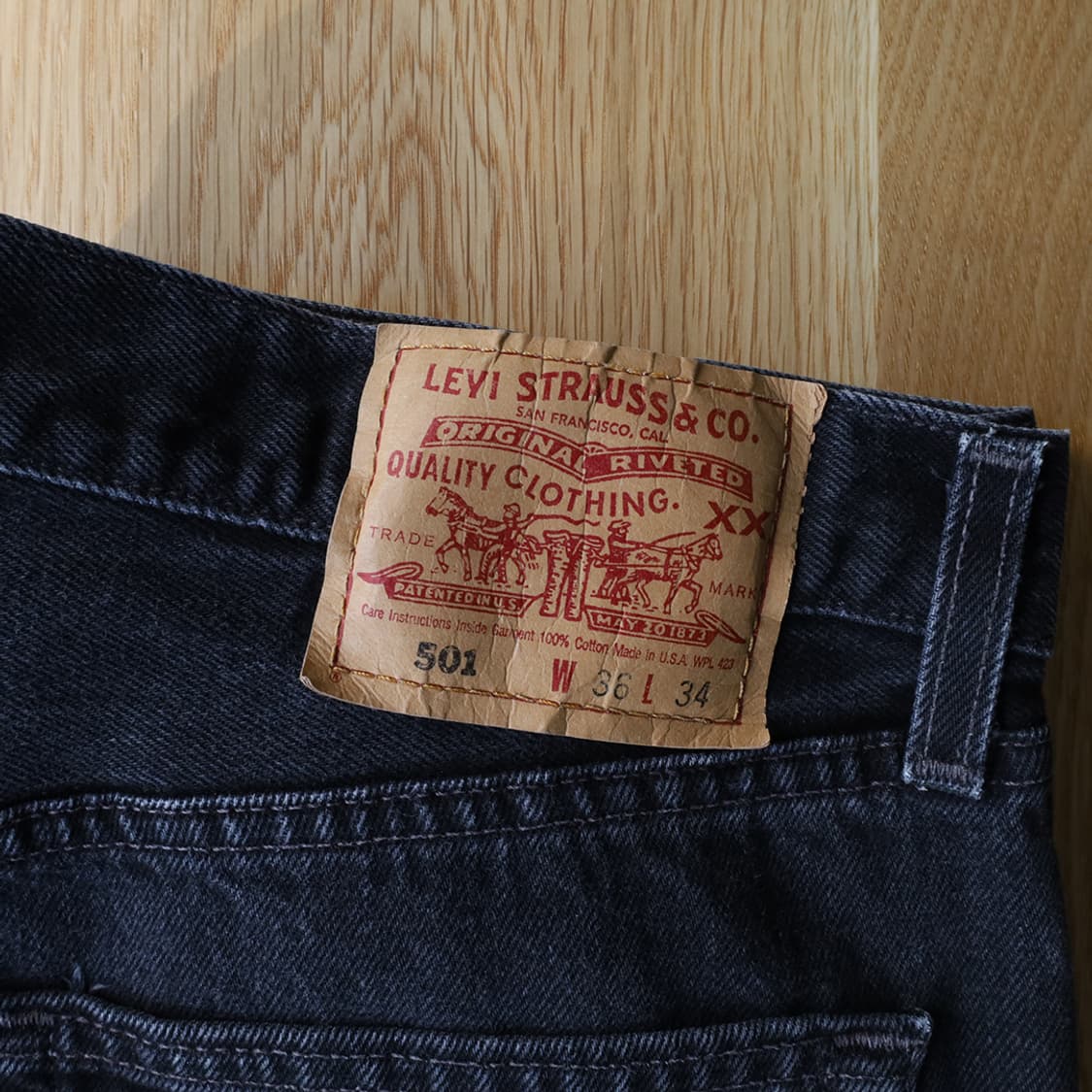 2000s 501 Black Jeans 상품이미지8