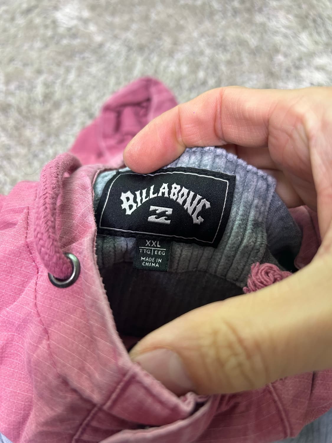 미국브랜드 BILLABONG 후드 코듀로이 사이즈 110 상품이미지3