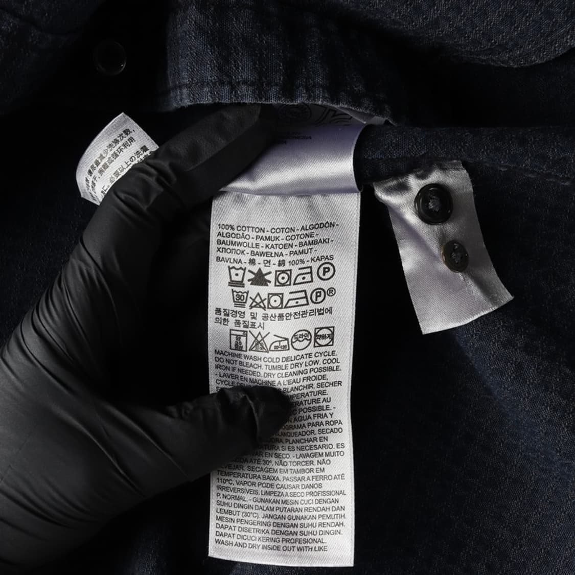 리바이스 샴브레이 체크 셔츠 M 상품이미지6