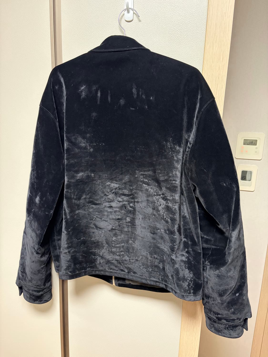 프라다 벨벳 블루종 자켓 상품이미지3