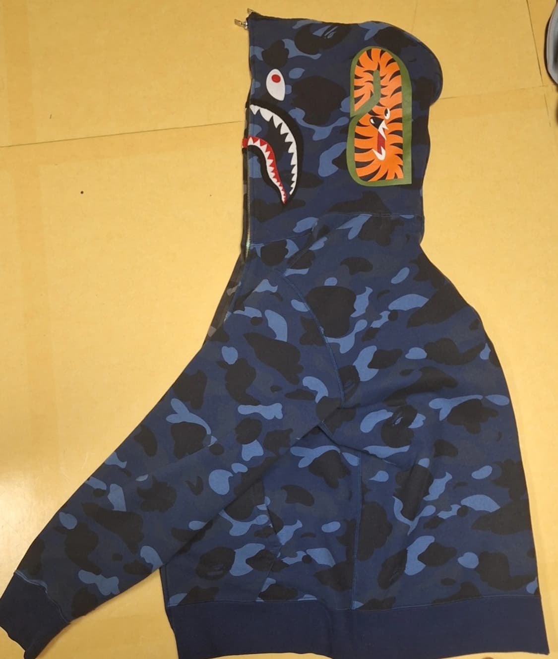 베이프 샤크후드 아수라 흑청 상품이미지2