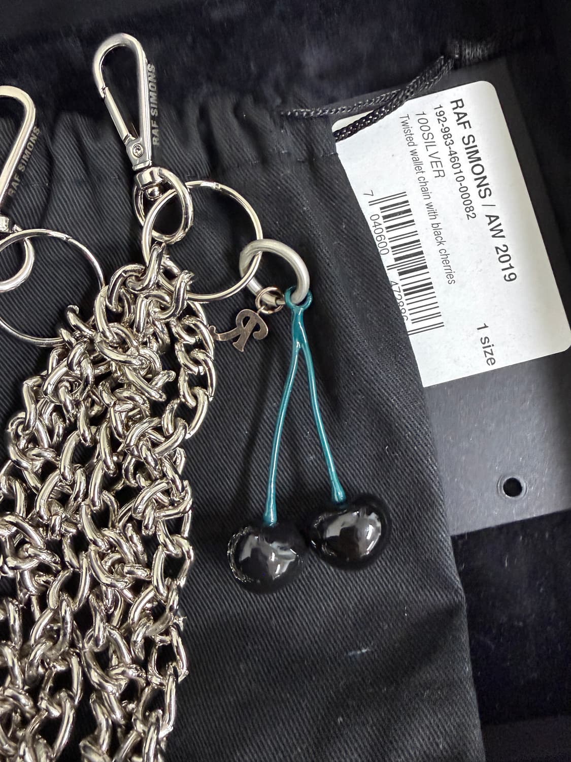 라프시몬스 19AW 체리참 트위스트 월렛 체인 상품이미지4