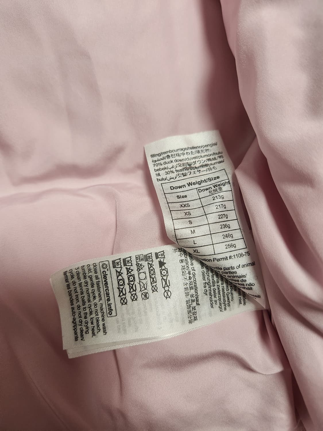 타미진 알래스카푸퍼 핑크패딩(xs) 상품이미지6