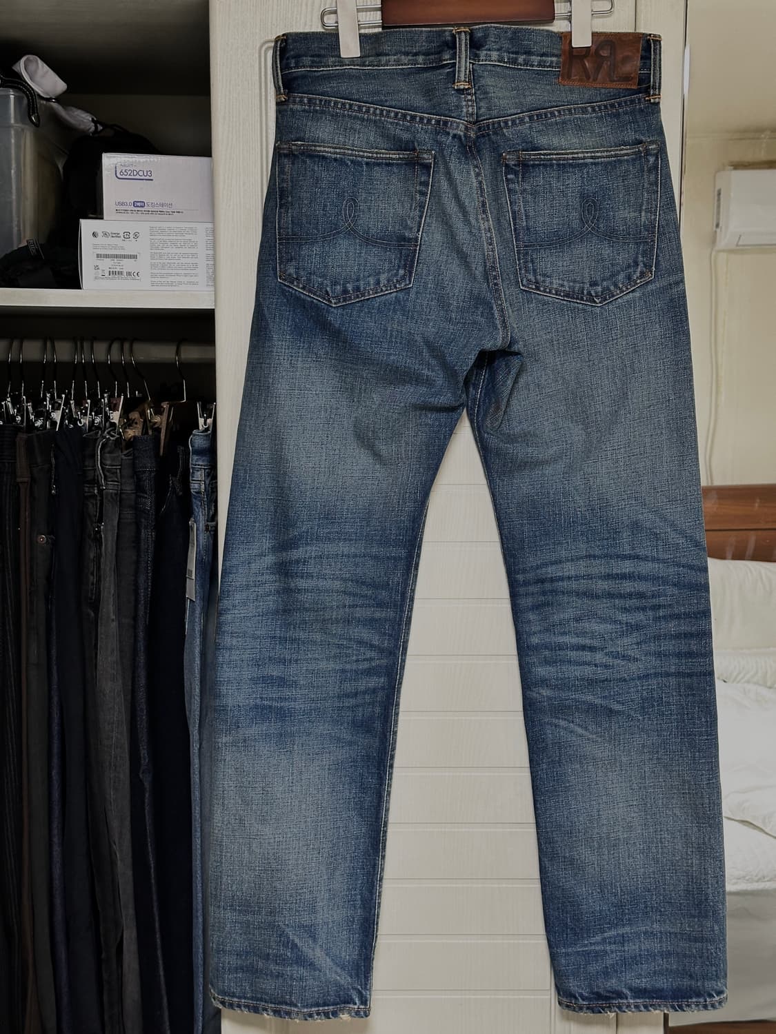 RRL 스트레이트핏 힐스뷰 셀비지 진 31X30 상품이미지2