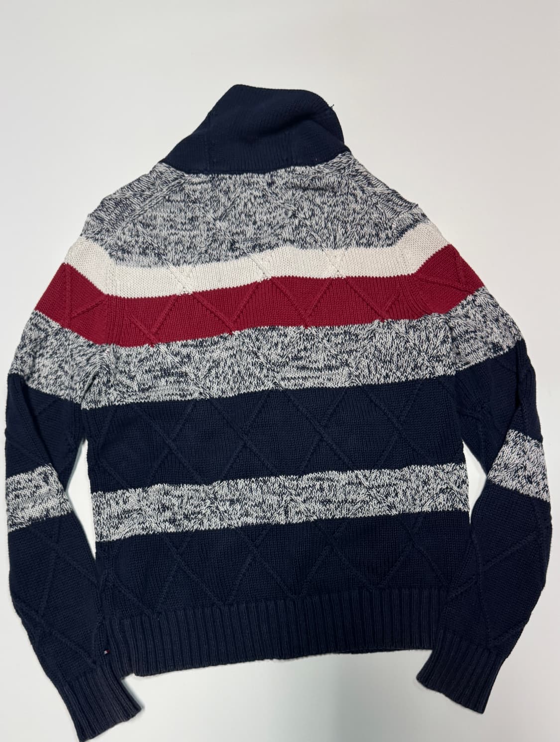 타미힐피거 숄카라 코튼 니트 가디건 상품이미지2