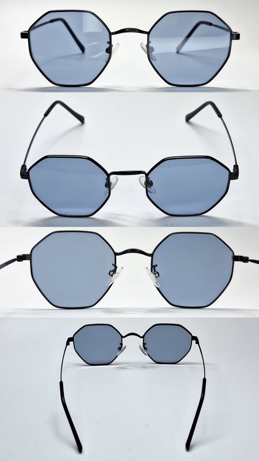 일본 수입 TY3551-1 37% 팔각형 선글라스 겸 안경/빈티지 레트로 상품이미지3