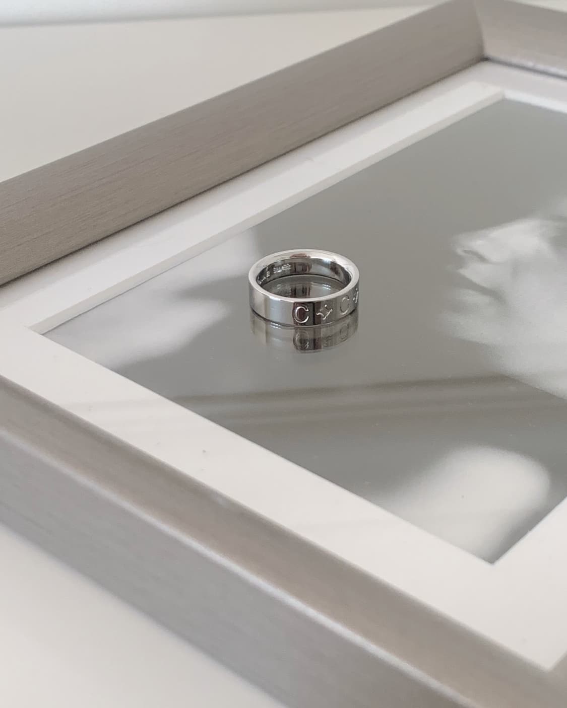 [ 셀린느 ] 셀린 실버 마카담 반지 상품이미지1