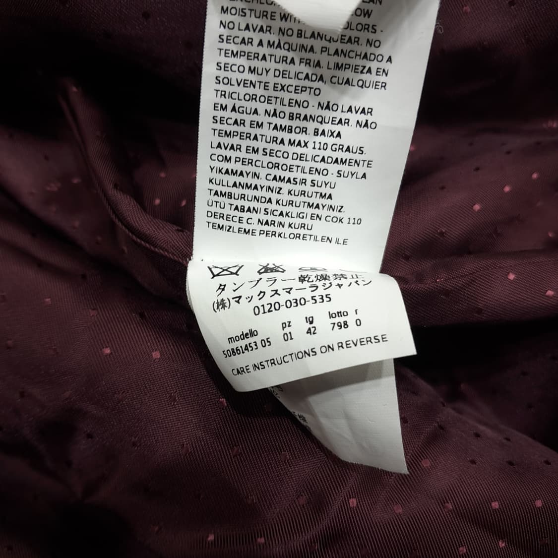 CN800W L 막스마라 위켄드 로즈핑크 알파카모헤어 블렌드 오버핏 코트 상품이미지8