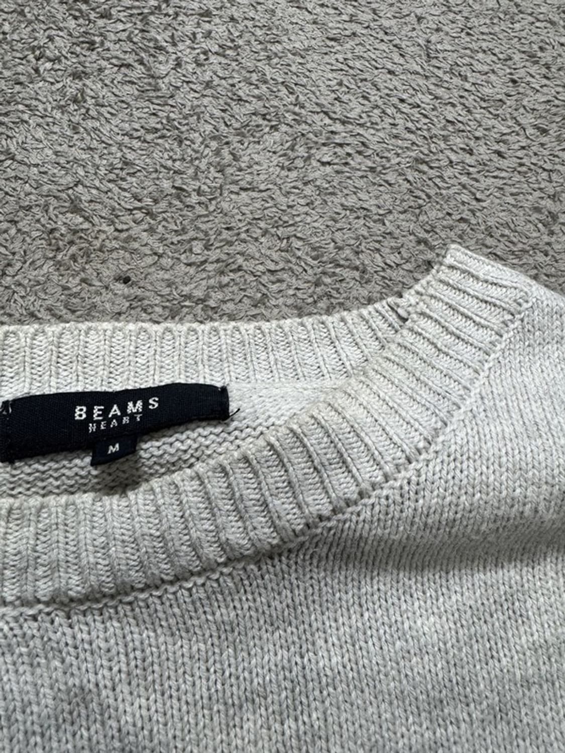 빔즈 아가일 패턴 니트 M 상품이미지6