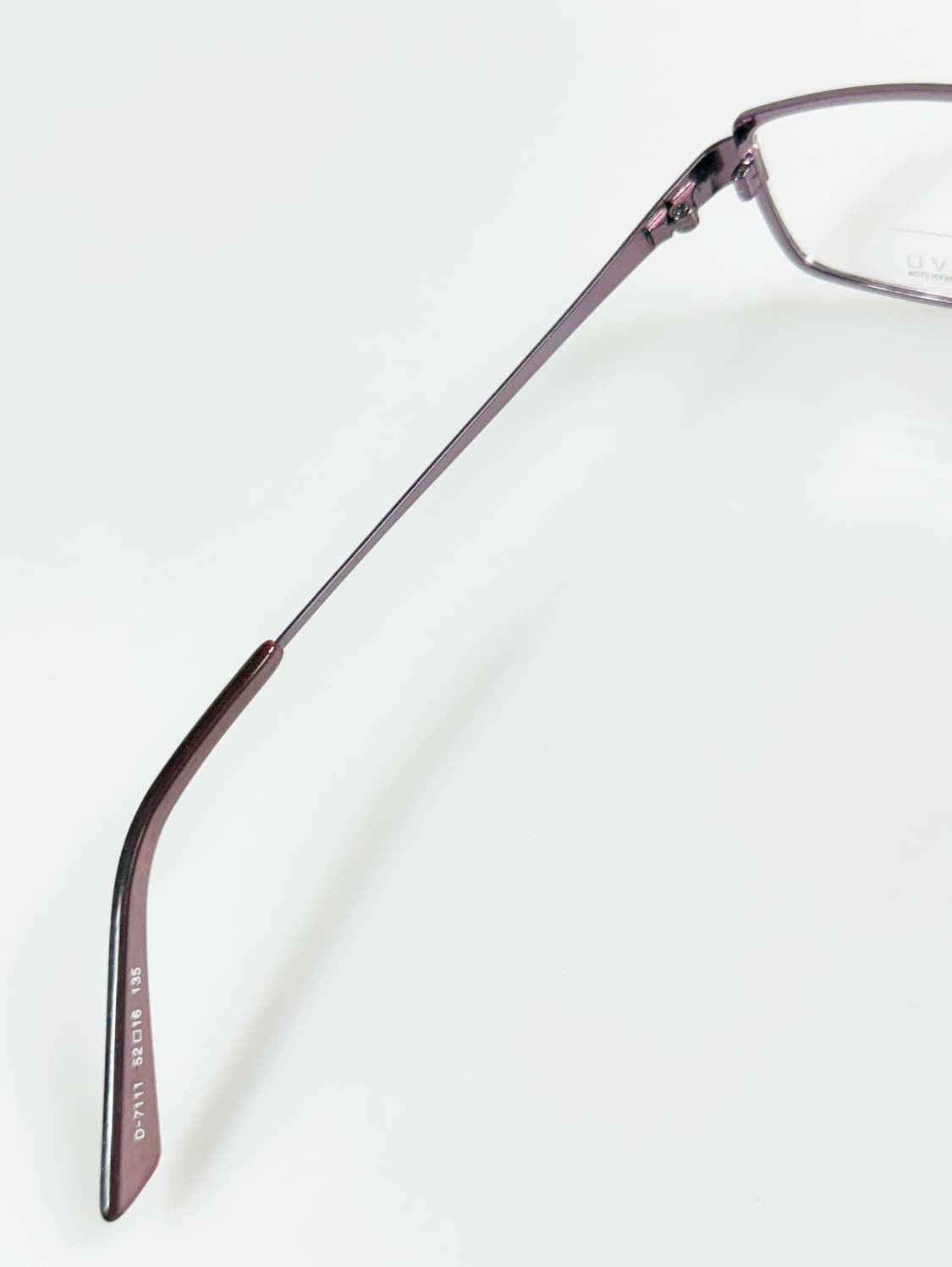 DEJAVU 슬림 스퀘어 퍼플 메탈 프레임 빈티지 안경 상품이미지7