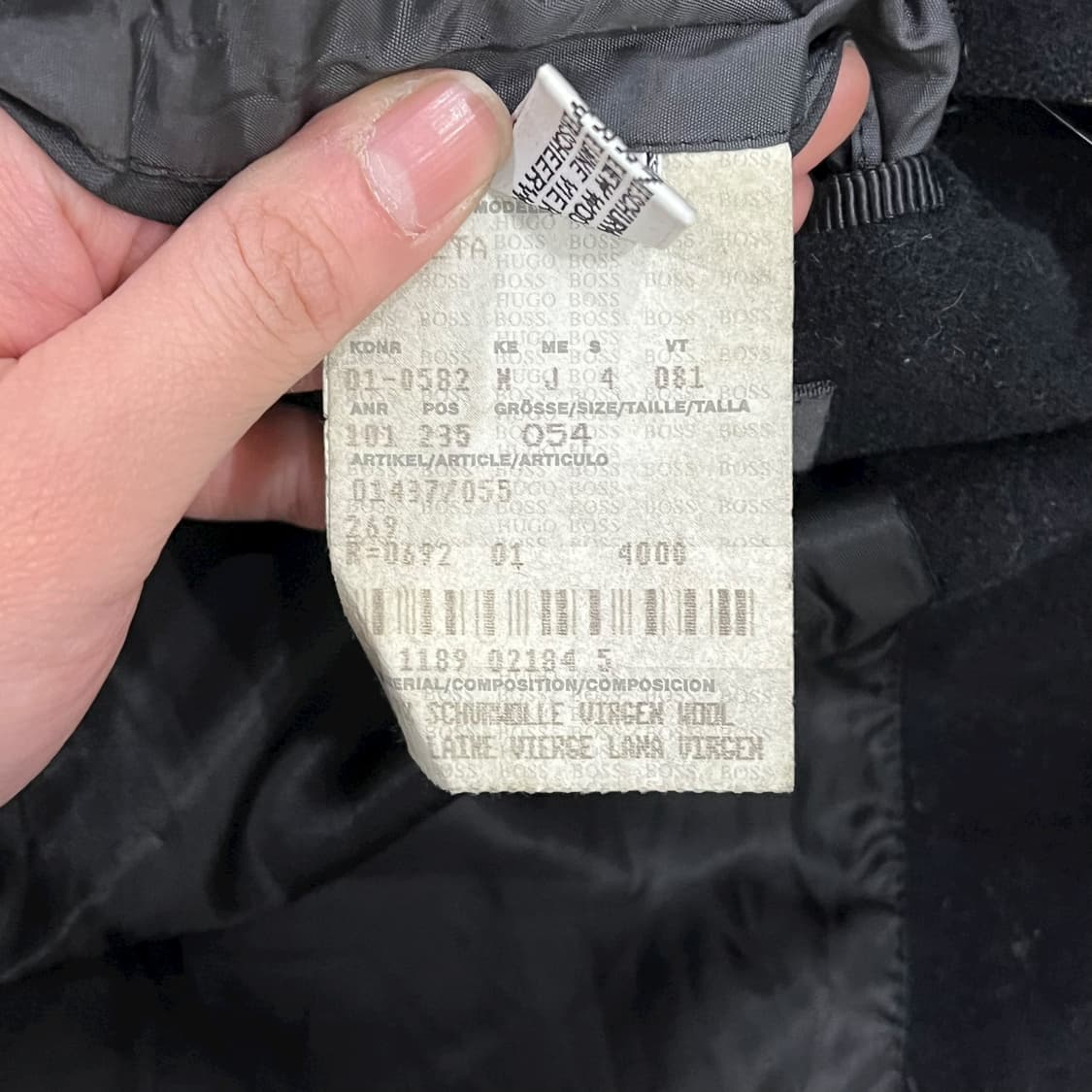 휴고보스 베이직 울 롱코트 s08608 상품이미지7