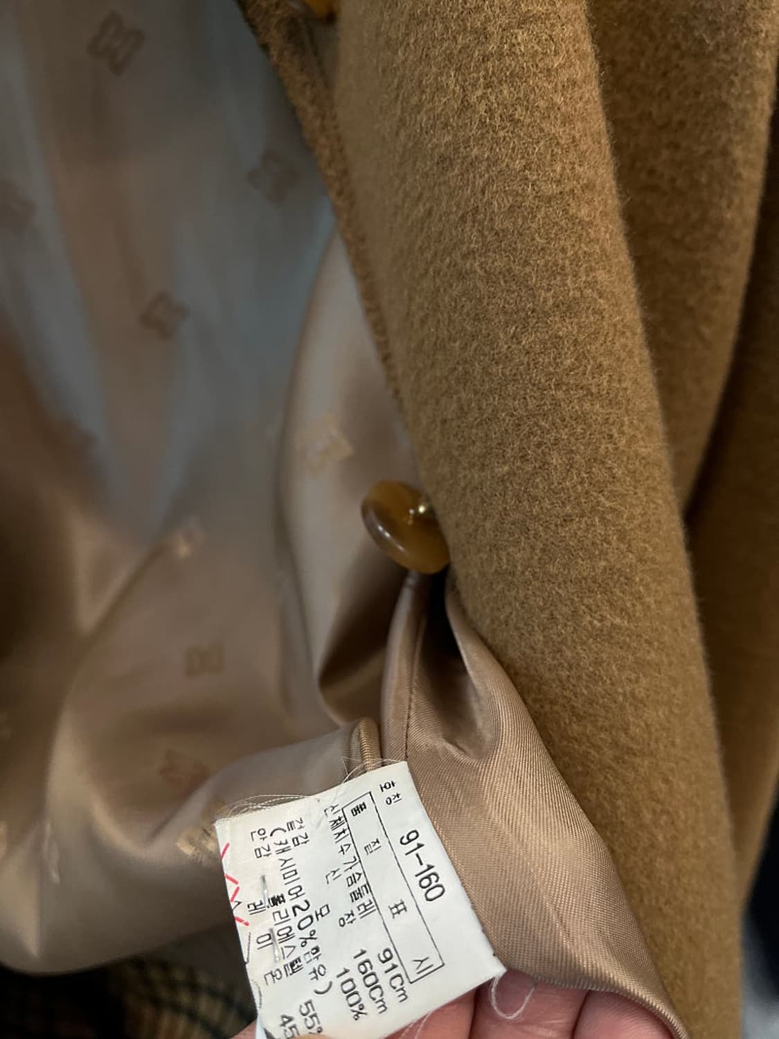 여) 닥스 90s 카라 울자켓 상품이미지10