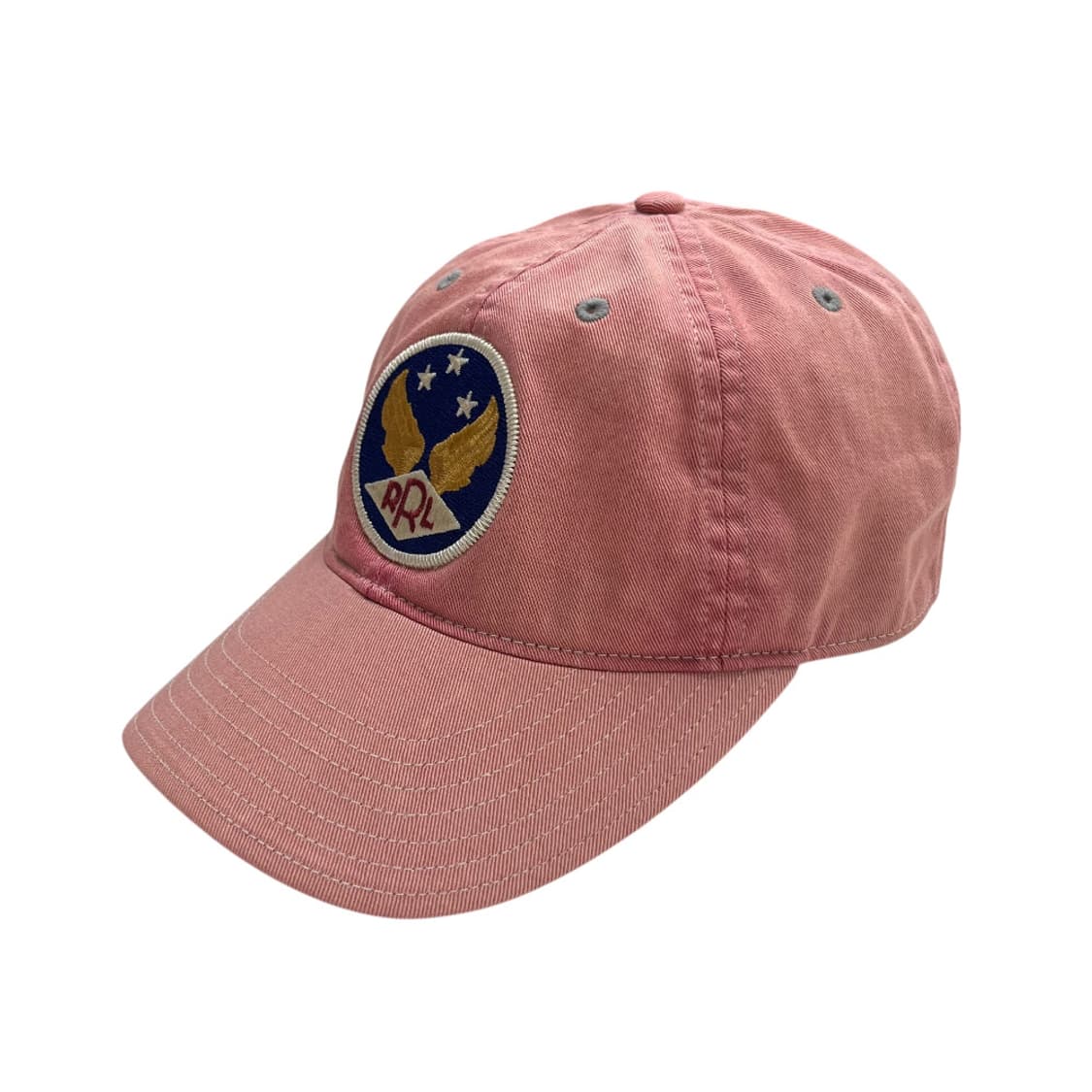 더블알엘 윙드로고 페이디트 레드 볼캡 상품이미지6