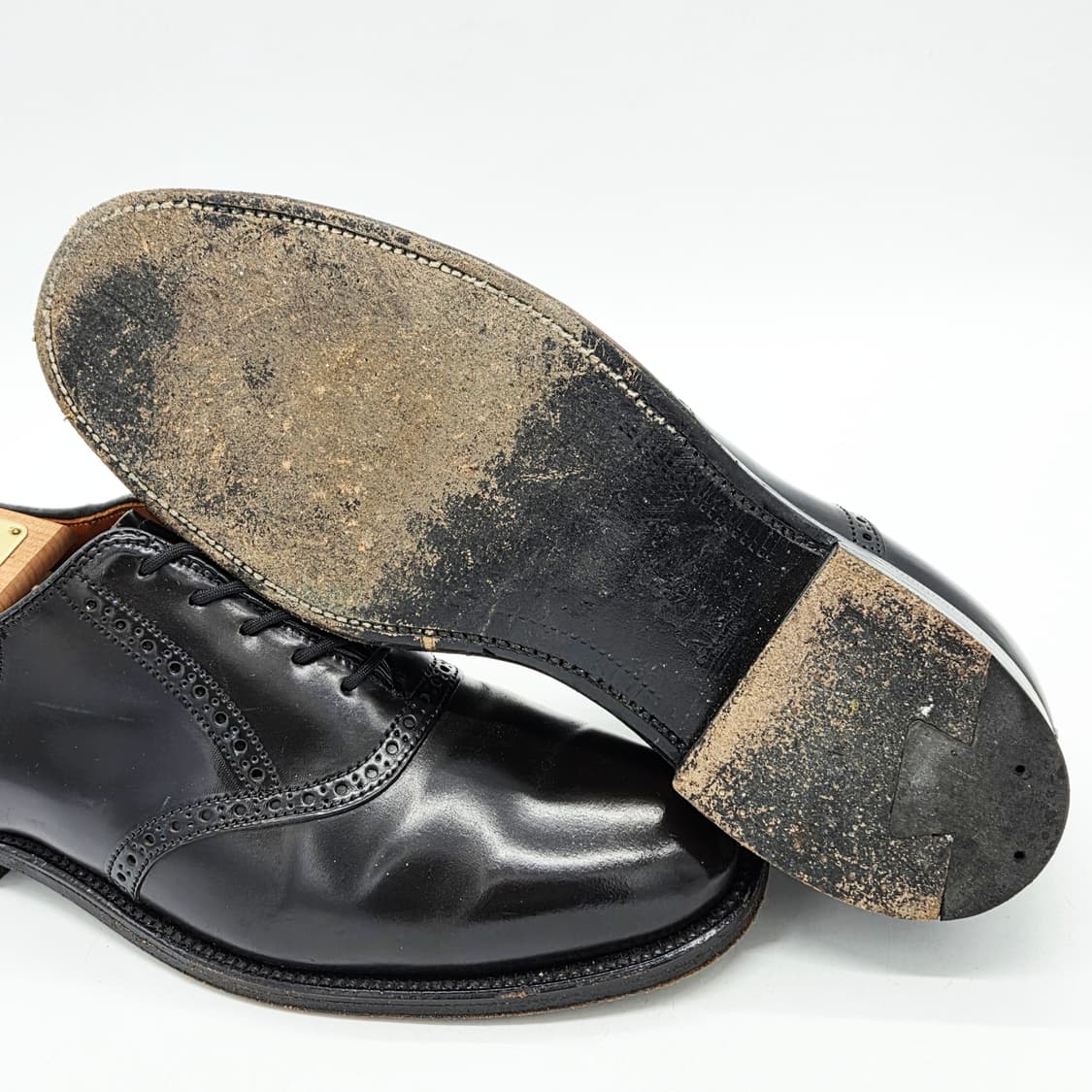 Alden 알든 993 쉘 코도반 새들슈즈 블랙 (7 D) 상품이미지3