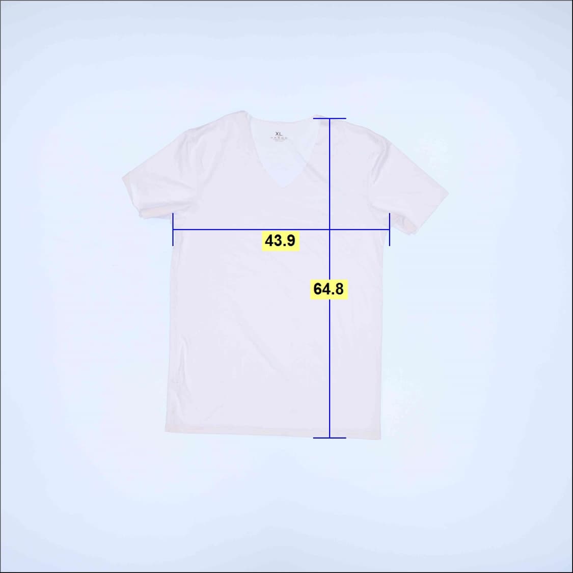XL 빈티지 에어리즘 브이넥 티셔츠 0424M 상품이미지5