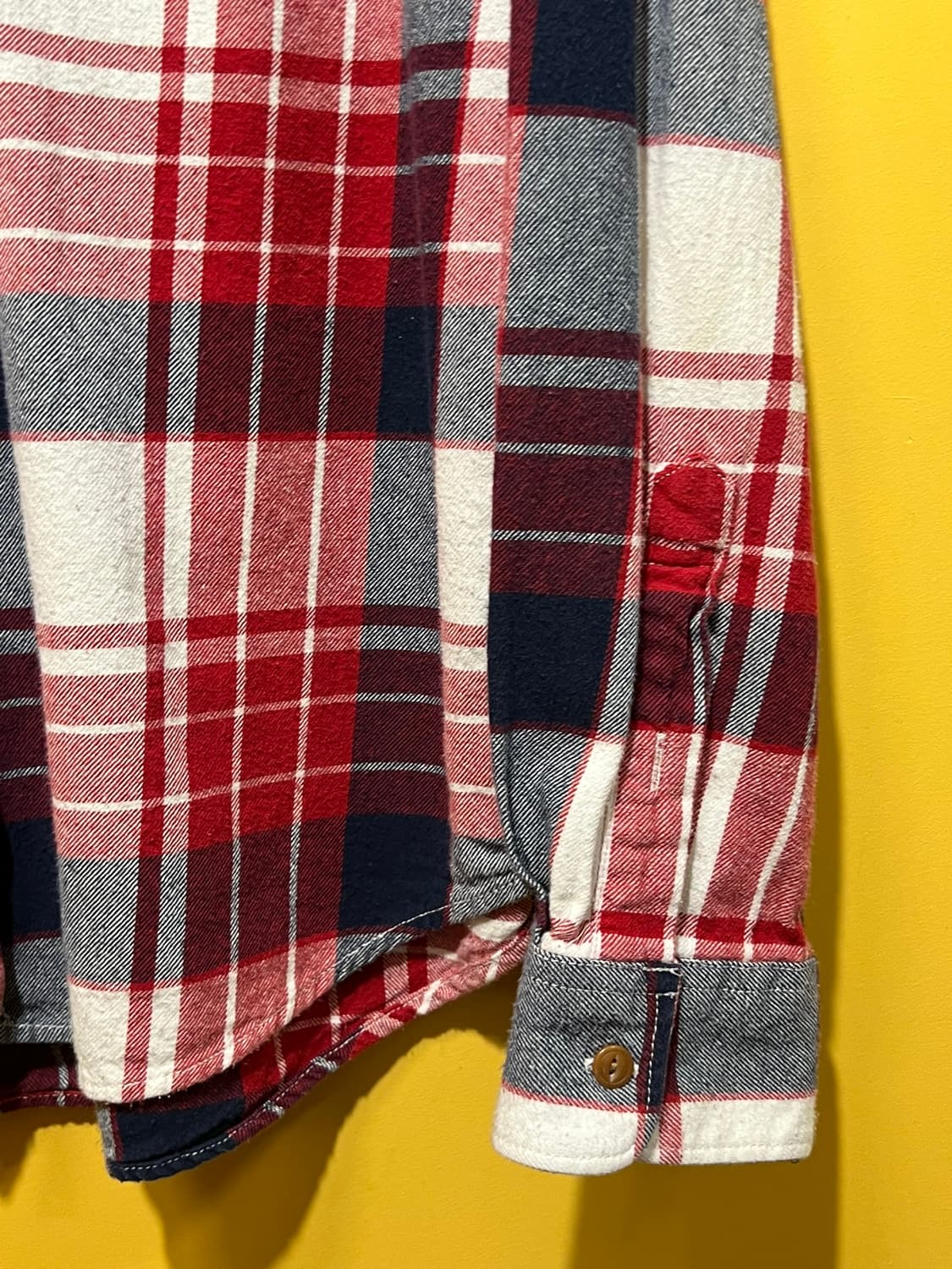 [XL] 올드 네이비 빈티지 플란넬 레귤러핏 체크 셔츠 상품이미지5