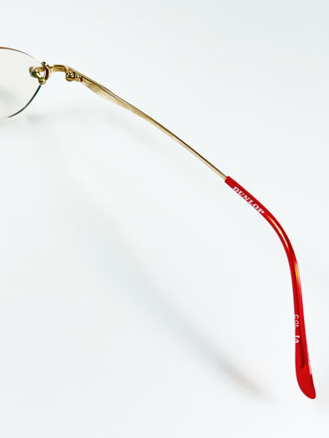 DUNLOP 골드 오벌 무테 메탈 프레임 빈티지 안경 상품이미지6