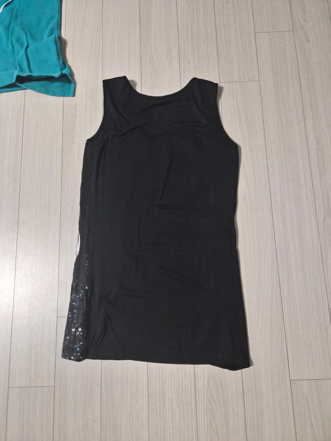 [GGPX] 정품 글램 시퀸 레터링 롱 민소매 티셔츠 상품이미지5