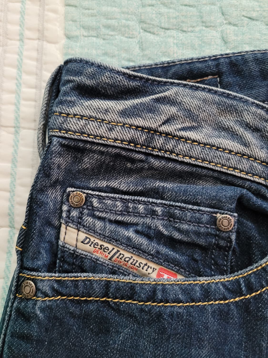 디젤 diesel thavar 8B9 타바 진청 슬림진 탭31 실32-3 상품이미지3